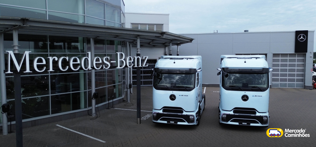 Mercedes-Benz Trucks entrega os primeiros caminhões elétricos eActros 600 para a Lituânia