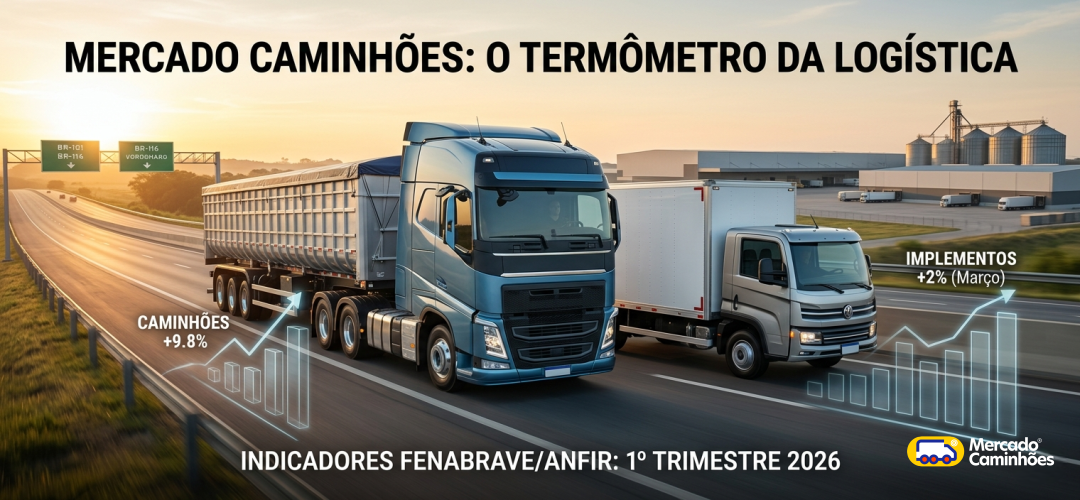 1º Trimestre de 2026: O Retorno do Fôlego para Caminhões e o Ajuste Fino nos Implementos