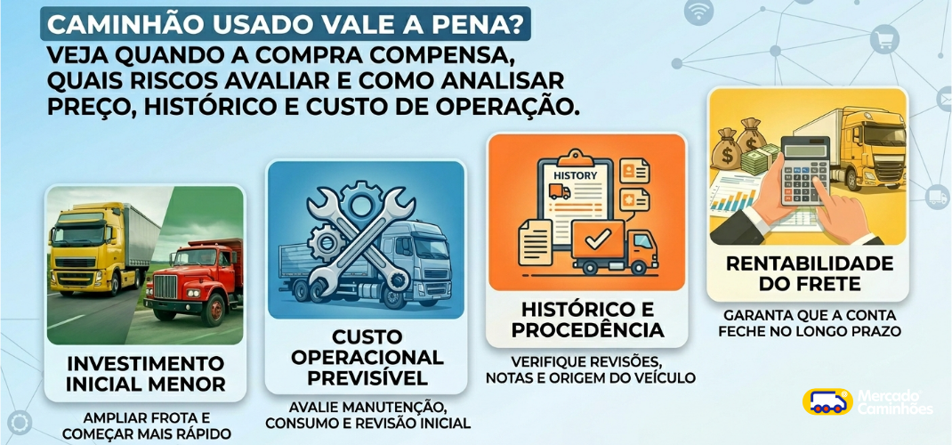 Caminhão usado vale a pena?