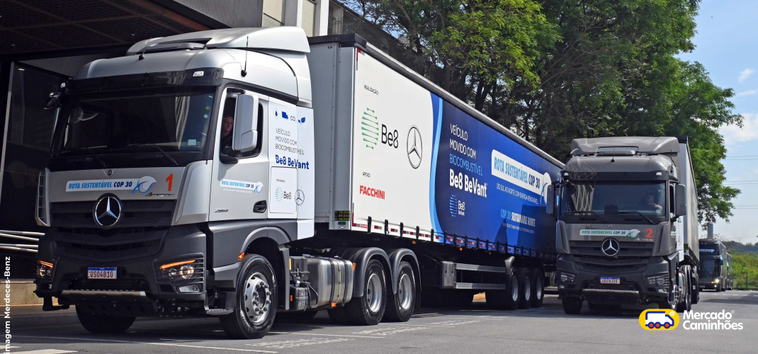 Mercedes-Benz promove teste comparativo para avaliação de biocombustível 100% em motores Euro 6