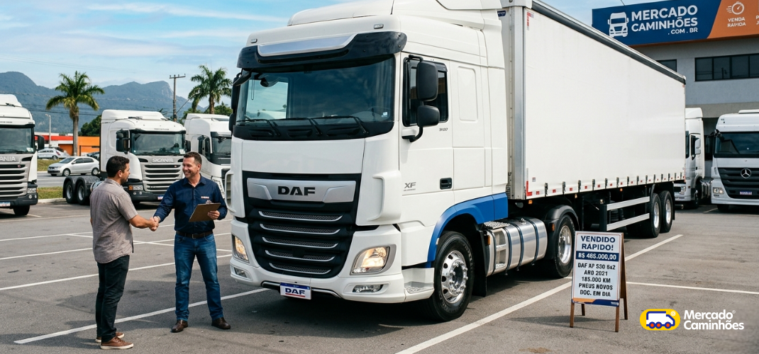 Como vender caminhão rápido e sem perder valor